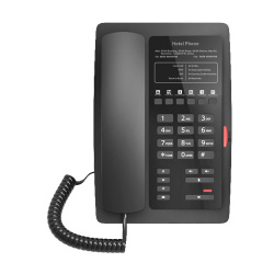 Fanvil Teléfono IP H3WB, Alámbrico, WiFi,  2 Líneas, 6 Teclas Programables, Negro 