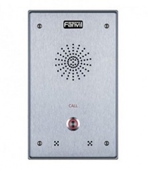 Fanvil Intercomunicador I12-N-01P, Altavoz, Alámbrico, Plata 