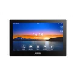 Fanvil Monitor IP I504W con Pantalla Táctil 7”, Altavoz, Inalámbrico, Negro 