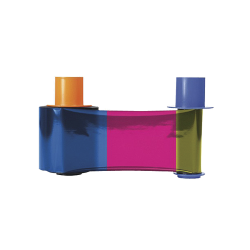 Fargo Cinta 045630, 500 Páginas, Negro/Cian/Magenta/Amarillo 