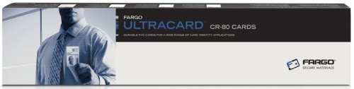 Fargo Tarjetas PVC para Impresora de Identificaciones, 8.5 x .5cm, Blanco, 500Piezas 