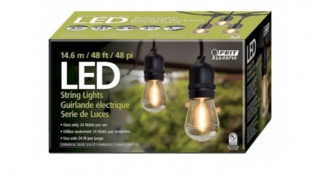 Feit Serie Focos LED 710090, Luz Cálida, 24W, Negro 