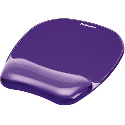 Mousepad Fellowes con Descansa Muñecas de Gel, 20x23cm, Grosor 2cm, Púrpura 