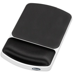 Mousepad Fellowes con Descansa Muñecas, Grafito/Blanco 