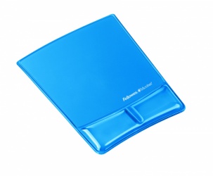 Mousepad Fellowes con Descansa Muñecas, 20x25.4cm, Grosor 2.4cm, Azul 