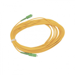 FiberHome Jumper de Fibra Óptica Monomodo, SC/APC, 10 Metros, Negro 