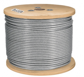 Fiero Bobina de Cable con Recubrimiento PVC, 3/16