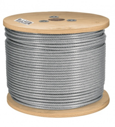 Fiero Bobina de Cable de Acero Flexible, 1/4