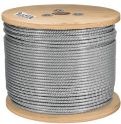 Fiero Bobina de Cable Flexible de Acero 48812, 300 Metros 