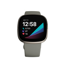 Fitbit Smartwatch Sense, Touch, Bluetooth 5.0, Android/iOS, Gris Salvia - Resistente al Agua 