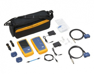 Fluke Kit de Certificador de Módulos DSX-602, para Cable de Cobre Cat5e/Cat6/Cat6A , con Wifi Integrado y Pantalla LCD 5.7” 