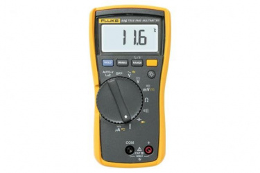 Fluke Multímetro Digital 116, CAT III 600V, Negro/Amarillo 