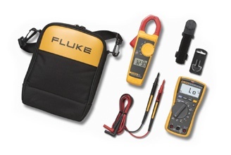 Fluke Kit Multímetro y Amperímetro Gancho, 0 - 600V 