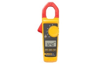 Fluke Amperimetro de Gancho 324, CAT III 600V/CAT IV 300V, Negro/Amarillo 