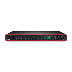 Focusrite Interfaz de Audio Scarlett 18i20 3rd Gen, USB-C, XLR/TRS, Negro 