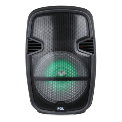 FOL Bocina Portátil FS-L1158A, Bluetooth, Alámbrico/Inalámbrico, USB-A, 40W, Negro 