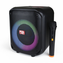 FOL Bocina Portátil FS-L1216M, Bluetooth, Alámbrico/Inalámbrico, USB-A, 50W, Negro 