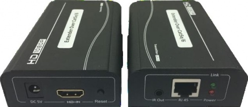 Folksafe Extensor de Video de HDMI por Cable UTP Cat5e/Cat6, 1x HDMI, 1x RJ-45, 150 Metros 