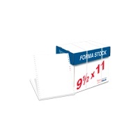 Formastock Papel Stock 2 Tantos, 1500 Hojas, 9.5'' x 11'', Blanco 