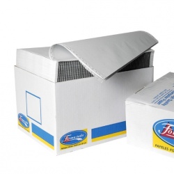 Formatodo Papel Stock 3 Tantos, 3000 Hojas de 9.5'' x 5.5'', Blanco - con Corte a la Mitad 