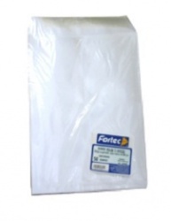 Fortec Sobre Tipo Bolsa, Paquete de 25 Piezas de Tamaño Oficio, Blanco 