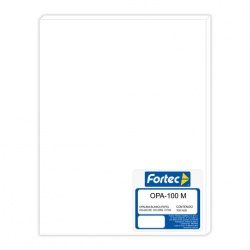 Fortec Papel Opalina 120g/m², 100 Hojas de Tamaño Carta, Blanco 
