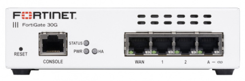 Firewall Fortinet FortiGate 30G, Alámbrico, 3 x RJ-45, 4000 Mbit/s ― ¡Limitado a 5 unidades! 