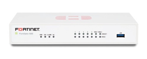 Router Fortinet con Firewall FortiGate 50E, Alámbrico, 2500 Mbit/s, 7x RJ-45 