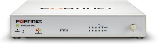 Firewall Fortinet FortiGate 50G, Alámbrico, 5 x RJ-45, 1 x SFP, 5000 Mbit/s,Incluye Garantía FortiCare y Licencia FortiGuard 24x7 UTP 1 Año ― ¡Limitado a 5 unidades! 