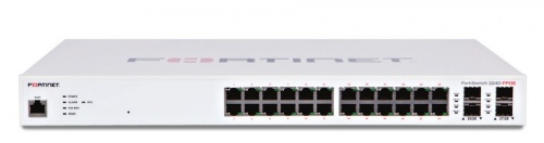 Switch Fortinet Gigabit Ethernet FortiSwitch 224D-FPOE, 24 Puertos PoE + 4 Puertos SFP, 56 Gbit/s, 16.000 Entradas - Administrable ― ¡Limitado a 5 unidades! 