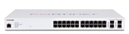 Switch Fortinet Gigabit Ethernet FortiSwitch 224D-FPOE, 24 Puertos PoE + 4 Puertos SFP, 56 Gbit/s, 16.000 Entradas - Administrable ― Requiere Licencia Adicional para garantía, contacta a servicio al cliente. ― ¡Limitado a 5 unidades! 