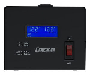 Regulador Forza Power Technologies FVR-3601, 1.8kW, 3.6kVA, Entrada 110 - 120V, Salida 110-120V, 4 Salidas 