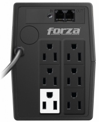No Break Forza Power Technologies NT-751, 375W, 750VA, Entrada 120V, 6 Contactos 