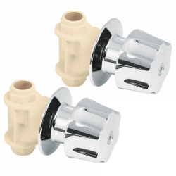 Foset Mezcladora 45046, Acero Inoxidable, para Regadera 