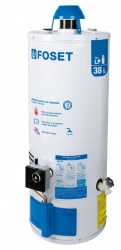 Foset Calentador de Agua CALE-38D, Gas L.P., 38 Litros, Blanco 
