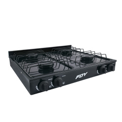 Foy Parrilla de Gas 144716, 4 Quemadores, Negro 