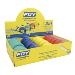 Flexómetro FOY 142131, 3 Metros, 1.9cm, 24 Piezas 