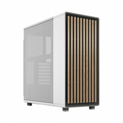 Gabinete Fractal Design North Mesh, Midi-Tower, ATX/Micro-ATX/Mini-ITX, USB 3.0, sin Fuente, 2 Ventiladores Instalados, Blanco 