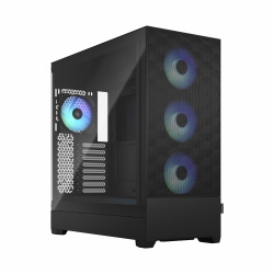 Gabinete Fractal Design Pop XL Air, Full Tower, ATX/EATX/Micro-ATX/Mini-ITX, USB 3.0, sin Fuente, 4 Ventiladores Instalados, Negro 