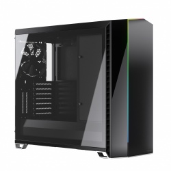 Gabinete Fractal Design Vector RS con Ventana RGB, Tower, ATX/EATX/ITX/micro ATX, USB 3.2, sin Fuente, Negro 