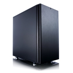 Gabinete Fractal Design Define Mini C con Ventana, Mini-Tower, ITX/Micro-ATX, USB 3.2, sin Fuente, Negro 