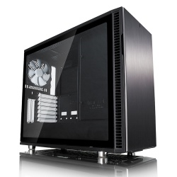 Gabinete Fractal Define R6 USB-C con Ventana, Midi-Tower, ATX/EATX/ITX/Micro-ATX, USB 2.0/3.1, sin Fuente, Negro 