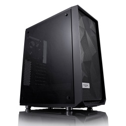 Gabinete Fractal Design Meshify C con Ventana, Midi-Tower, ATX/ITX/Micro-ATX, USB 3.0, sin Fuente, Negro 