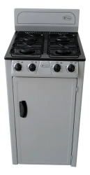 Fraga Parrilla de Gas con Gabinete P225, 4 Quemadores, Gris 