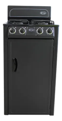 Fraga Parrilla de Gas con Gabinete P225, 4 Quemadores, Negro 