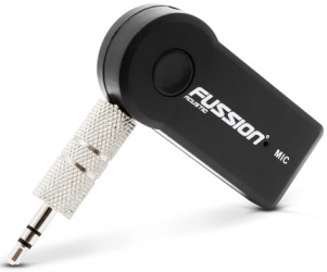 Fussion Acustic Receptor de Audio Bluetooth BT-002, 3.5mm, Negro 