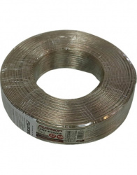 Fussion Acustic Bobina de Cable Polarizado, 22 AWG, 100 Metros, Forro Transparente 