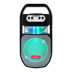 Fussion Acustic Bocina Portátil ISP-3008, Bluetooth, Inalámbrico, 1000W PMPO, Negro 