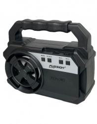 Fussion Acustic Bafle ISP-3020, 3”, Bluetooth, Inalámbrico, USB, Negro 