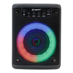 Fussion Bafle Zunyn, Bluetooth, Inalámbrico, 800W PMPO, USB, Negro 